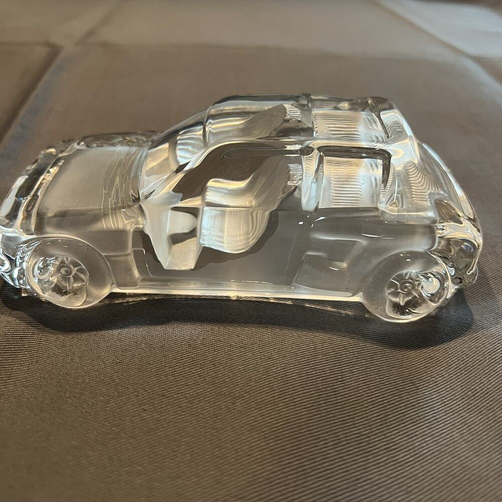 Nachtmann Magic Crystal Peugeot 205 Vintage Crystal Car Sculpture Germany